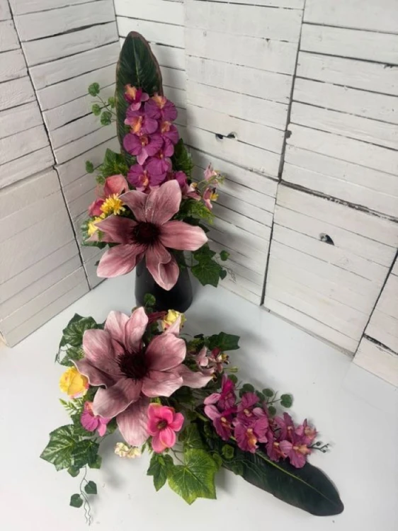 Elegancki stroik łezka na pomnik 90 × 47 cm