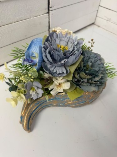 Stroik dziecięcy na cmentarz w ceramicznym sercu