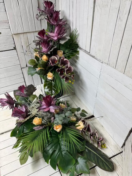 bardzo duzy -stroik na cmentarz-kwiaty na cmentarz-wiazanka-komplet na cmentarz-kwiaty na grob-nagrobny-stroik na cmentarz-stroiki na grob.jpg