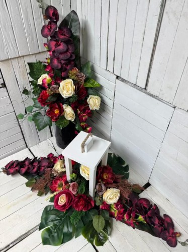 kompozycja lampa-bukiet -wiazanka-nowoczesne-eleganckie-lampa-stroik .jpg