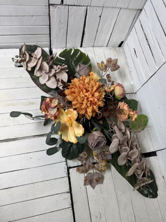 duza chryzantema -storczyki-nowosc-kwiaty-sztuczne-stroik na cmentarz-stroiki-kompozycje-komplety na grob.jpg