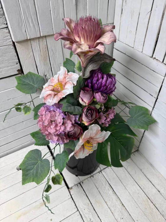 stroik na cmentarz-bukiet na cmentarz-wiazanka-kiaty nagrobne-eleganckie-piankowe.jpg