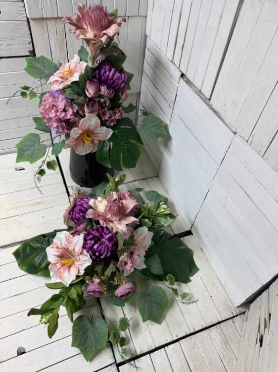 komplet na cmentarz-stroik na cmentarz-bukiet na cmentarz-wiazanka-kiaty nagrobne-eleganckie-piankowe.jpg