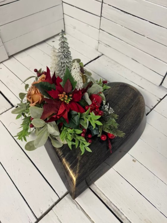 stroik na cmentarz serce boze narodzenie swiateczny elegancki zimowy .jpg