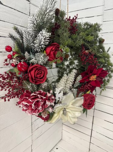 elegancki wianek na drzwi wianki.jpg