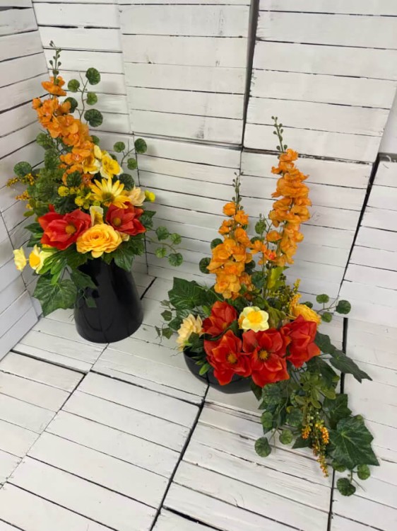 wiosna-bukiet na cmentarz -dla taty-zestaw-na-cmentarz-bukiet-wiazanka-kwiaty-nagrobne-znicz-wianek