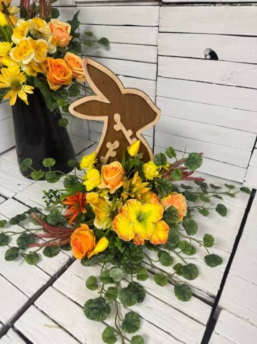 nowoczesne-komplet na cmentarz wiosenny-kwiaty na cmentarz-wielkanocne-komplety-na-grob