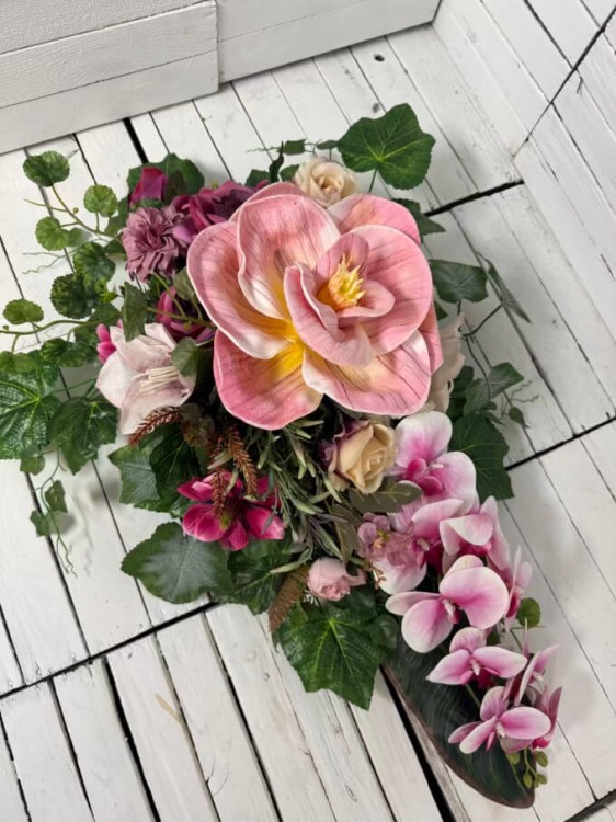 nowoczesny-stroik-na-cmentarz-storczyk-kwiat-piankowy-bukiet-na-cmentarz-do-wazonu-kompozycja-nagrobna-kwiaty-na-cmentarz-jasny-roz